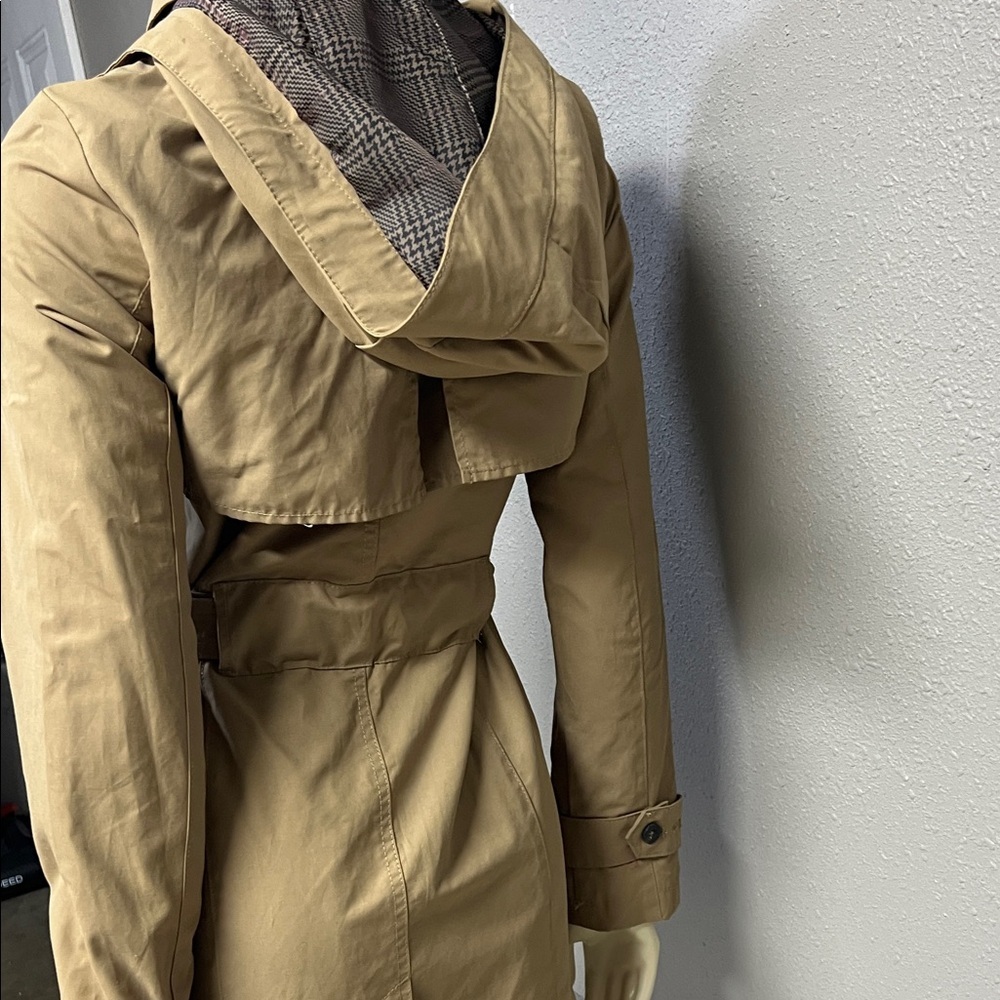 a new day Women's Beige Trench Coat with Belt - Picture 6 of 8